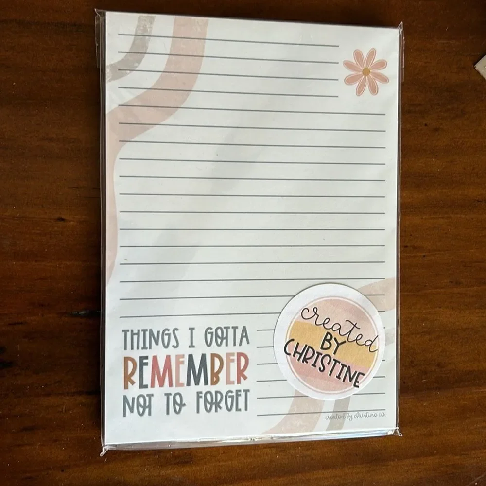 Notepads and daily planner bundle 3 items NWT createdbychristine